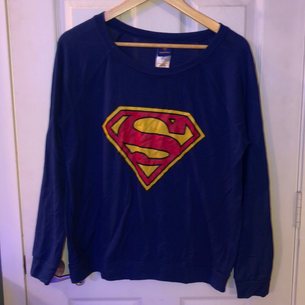 Superman long sleeved shirt